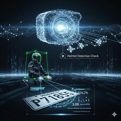 Helmet and Number Plate Detection